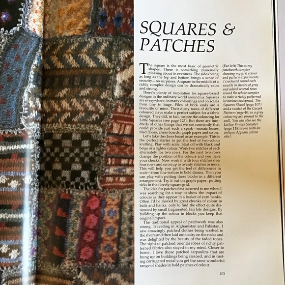 Vintage 1985 1st Edition Book: Glorious Knits by Kaffe Fassett - Picture 5 of 10